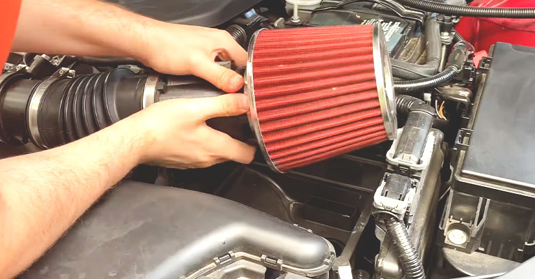 Replace Stock Air Box with Cold Air Intake