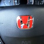 Honda Accord Emblem On A Steering Wheel
