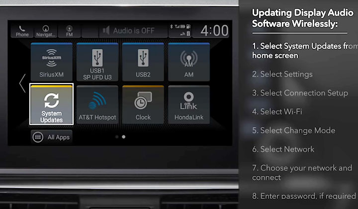 honda accord navigation system update 2019