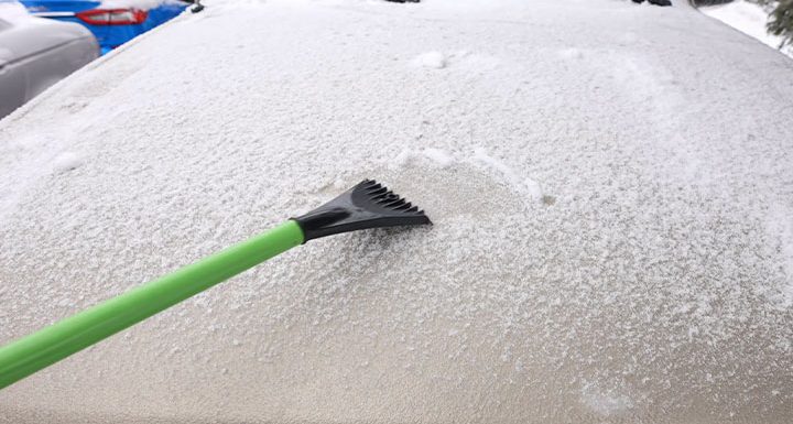 Get Scratches Out Of Snow Brush