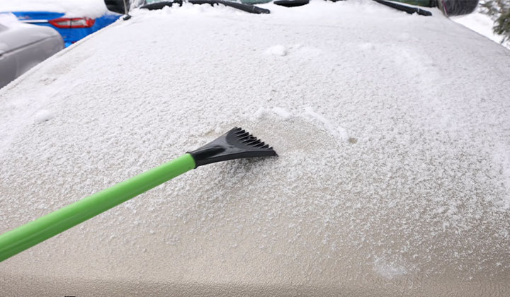 How Do You Get Scratches Out Of Snow Brush? - Honda The Other Side