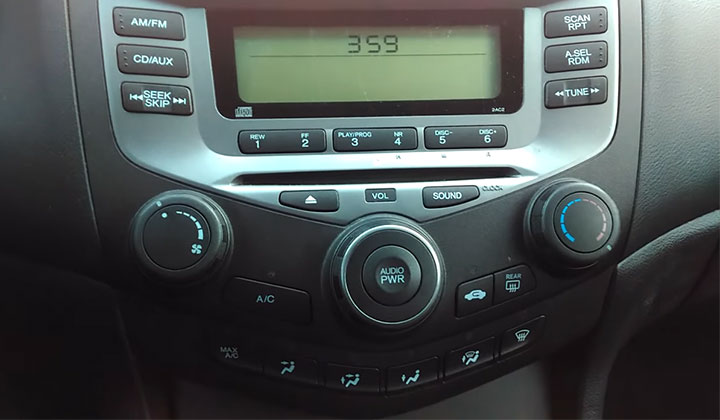 Radio Not Working Honda Accord