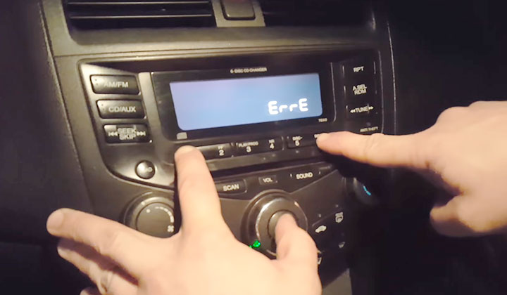 reset my Honda Accord radio