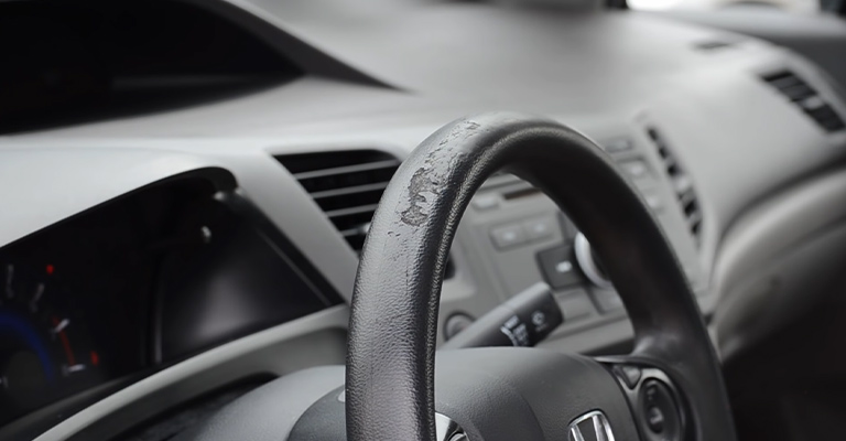How To Fix Scratch On A Steering Wheel Honda The Other Side