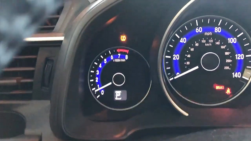 Turn Off Tire Pressure Light Honda Civic 2015?