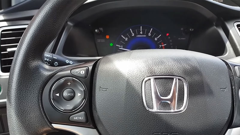 How To Calibrate Tire Pressure Honda Civic?
