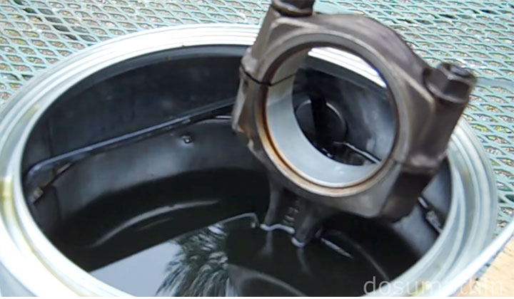 Dissolve The Old Pistons In A Solvent
