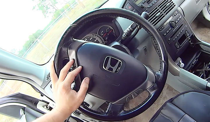 Why is the steering wheel locked