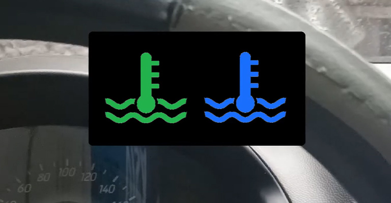 engine coolant temperature light flashing