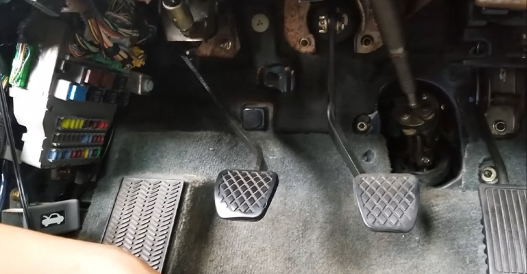 Both Clutch Pedals Are Pushed In At Once For Reverse