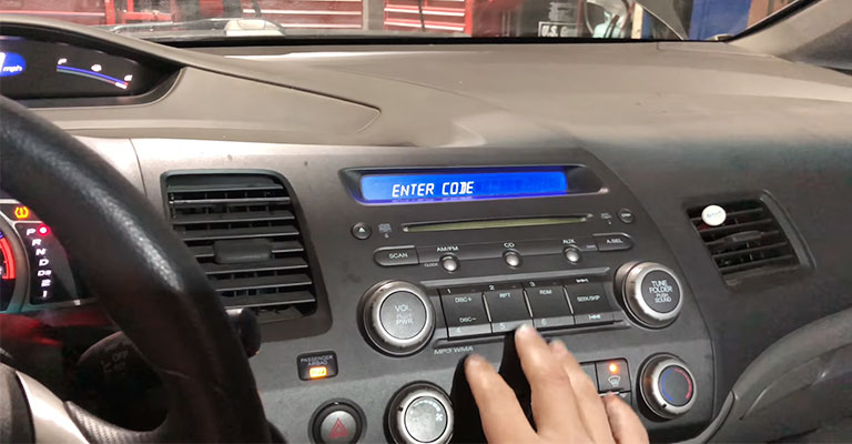 Finding Your Honda Civic Radio Code