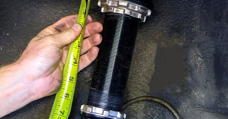 Measure From Coilover Point To Desired Height