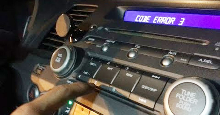 What Are The Reasons To Reset A Honda's Radio Code