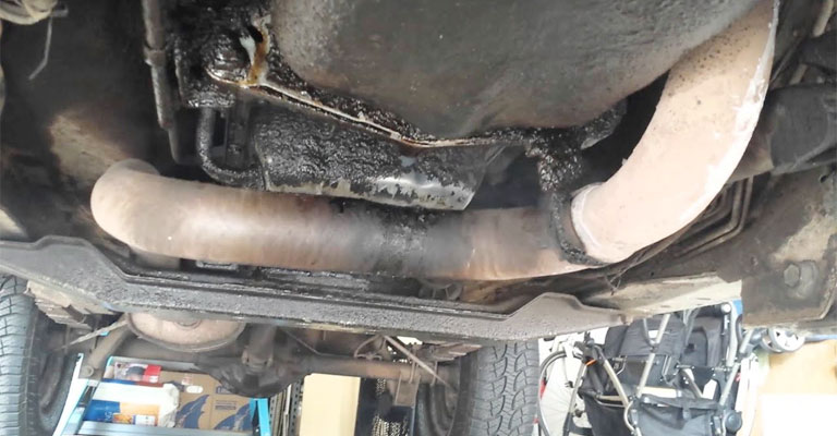 There Is Oil On The Exhaust