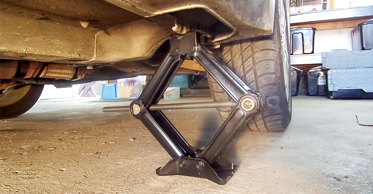 Using A Car Jack