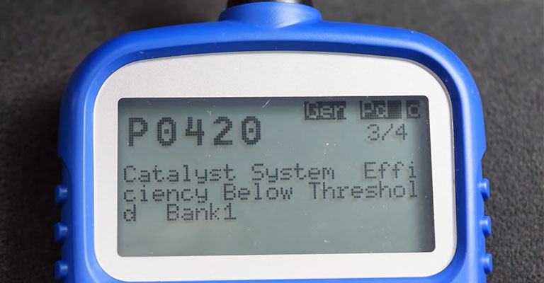 Honda P0420 Catalyst System Efficiency Below Threshold (Bank 1)