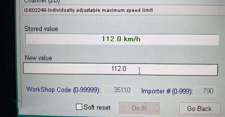 Speed Limiters Are Preprogrammed