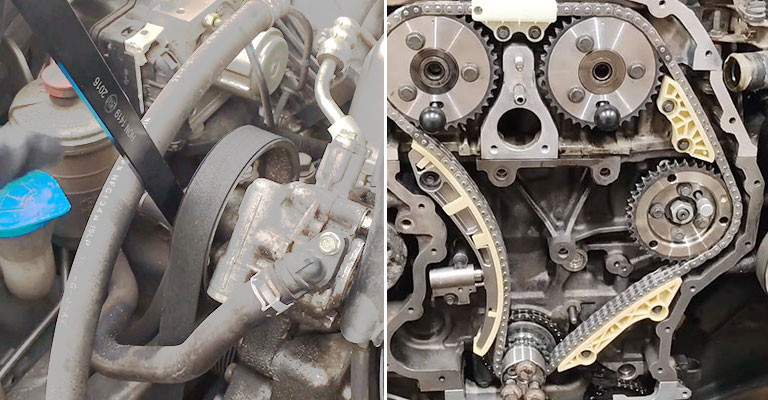 2011 honda crv 2025 timing belt or chain