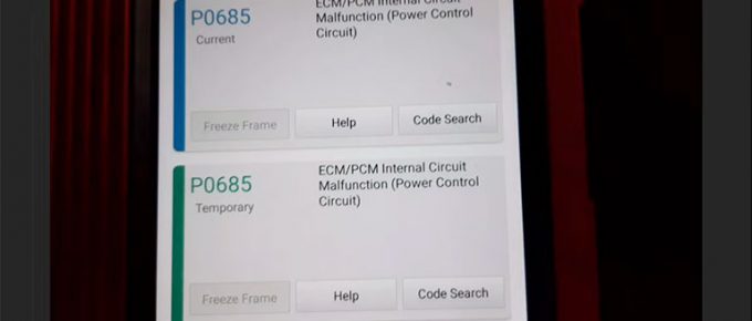 P0685 Honda Trouble Code: ECM/PCM Power Relay