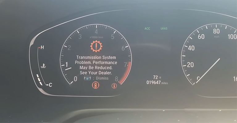 Is There A Transmission Problem With The 2016 Honda Accord