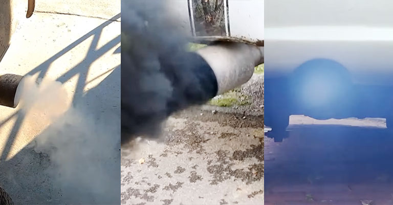 White/Black/Blue Smoke from the Exhaust
