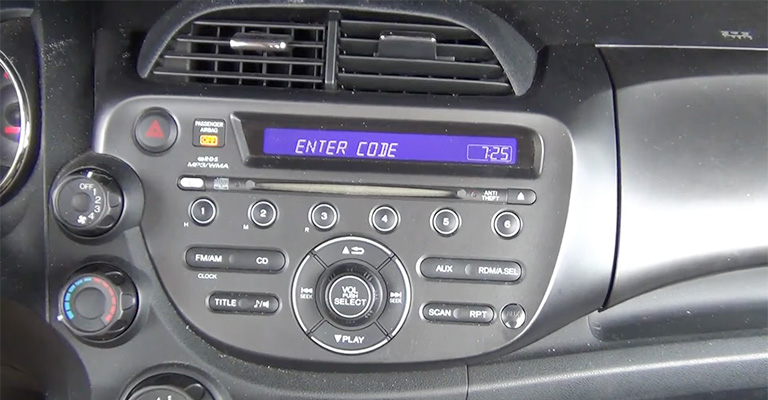 Honda Radio Code Not Working