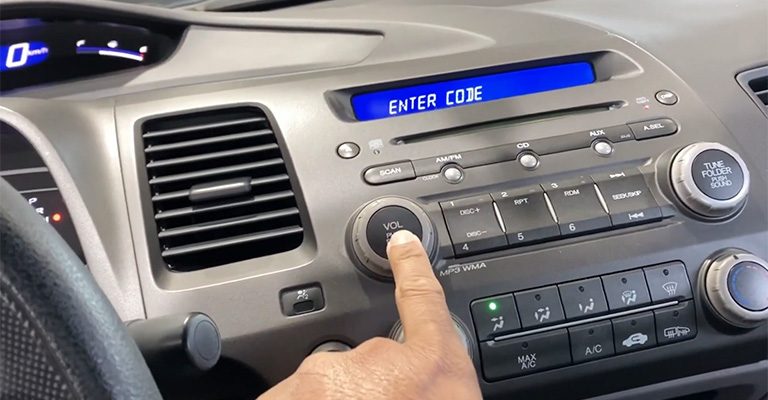 How To Reset Your Radio Code in a Honda When Radio Code Not Working