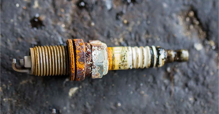 Worn Spark Plugs