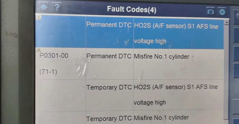 P0301 Honda Code - Cylinder Number 1 Misfire Detected Explained
