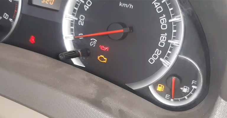Check Engine Light Due to Low Engine Oil Level