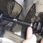 CV Axle Leaking Grease