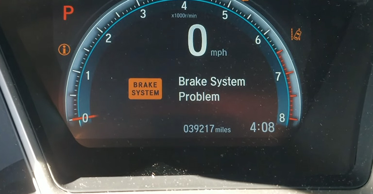 Honda CR-V Brake System Problem - Here Are the Causes