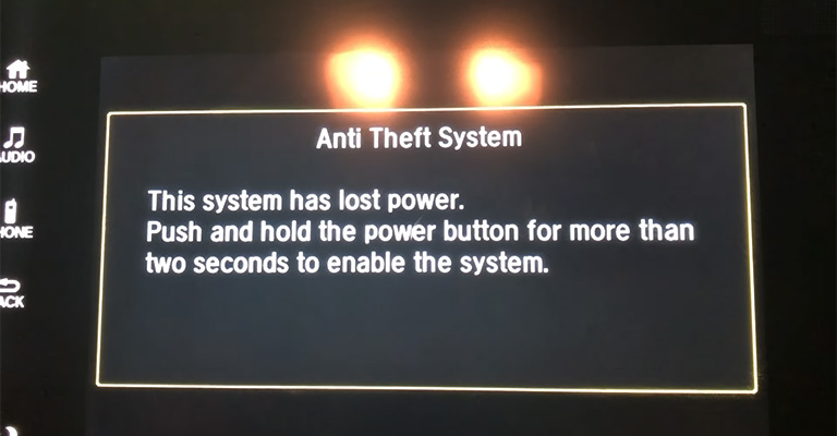 Malfunctioning Anti-Theft System