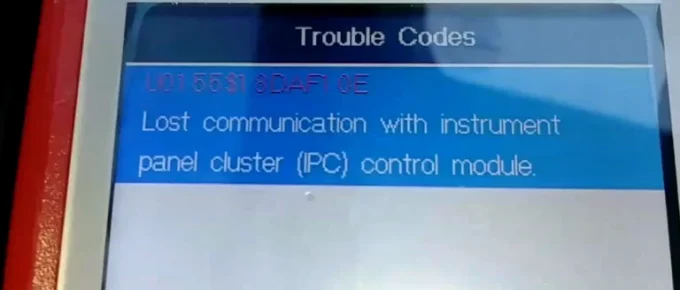 Troubleshooting The Honda U0155 Error Code