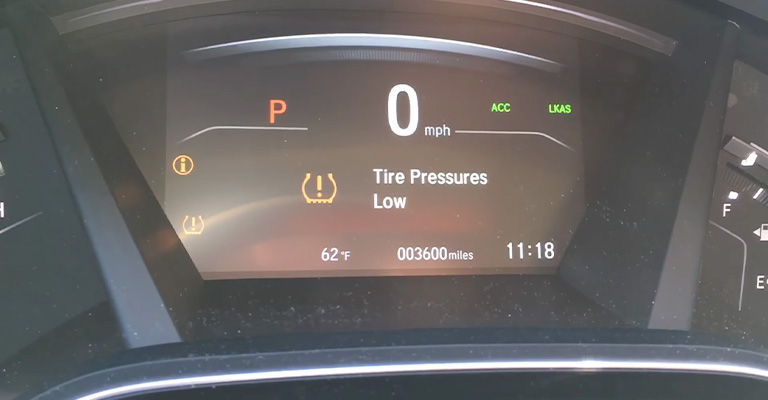 How To Reset Tire Pressure Light On Honda Accord & CR-V