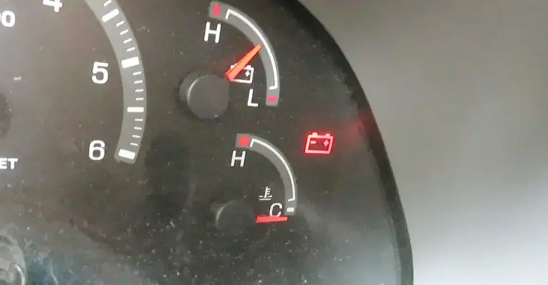 What Should I Do If The Battery Warning Light Is On