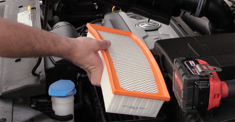 Check the Engine Air Filter Annually