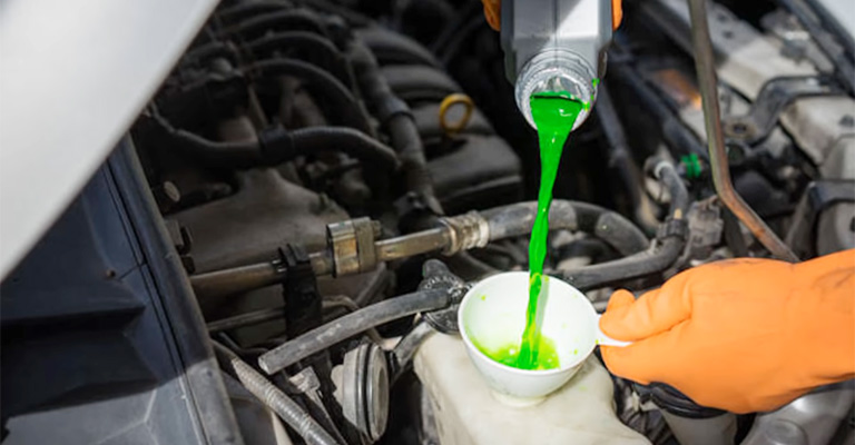 Engine Coolant of Low Quality