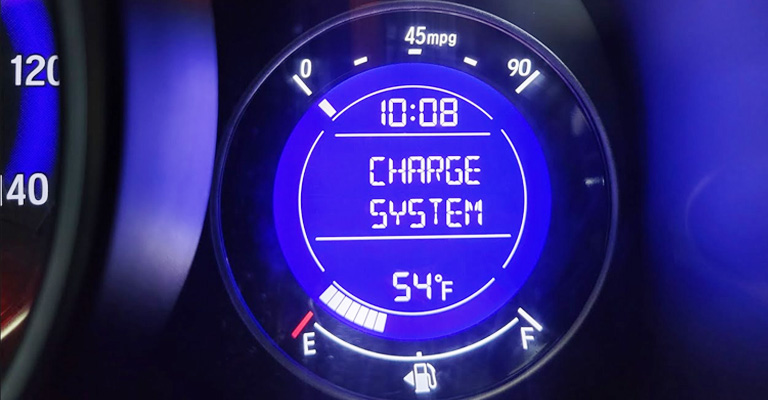 How Do I Know If There Is A Check Charge System Warning On My Honda Odyssey