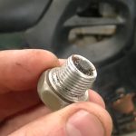 Stripped Oil Drain Plug