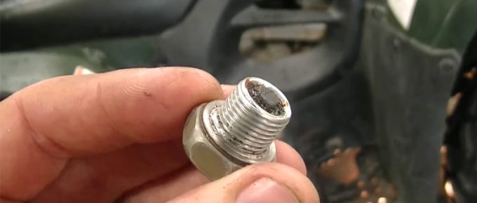 Stripped Oil Drain Plug