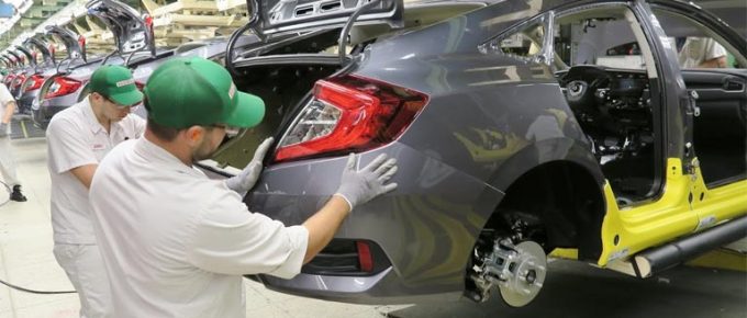 Honda Production Up to 22%