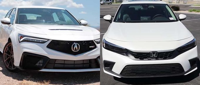 2024 Acura Integra vs. 2024 Honda Civic