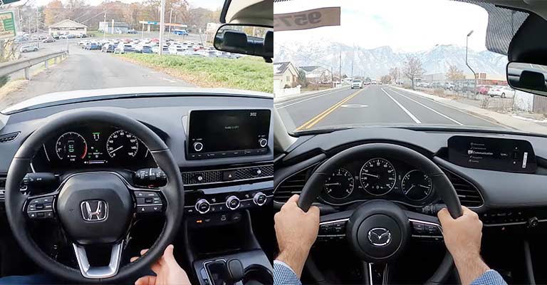 2024 Honda Civic vs. 2024 Mazda 3: Tech Features 